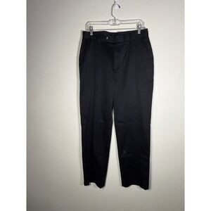 Jos. A. Bank Traveler's Collection Mens 32x32 Black Tailored Fit Chino Pants